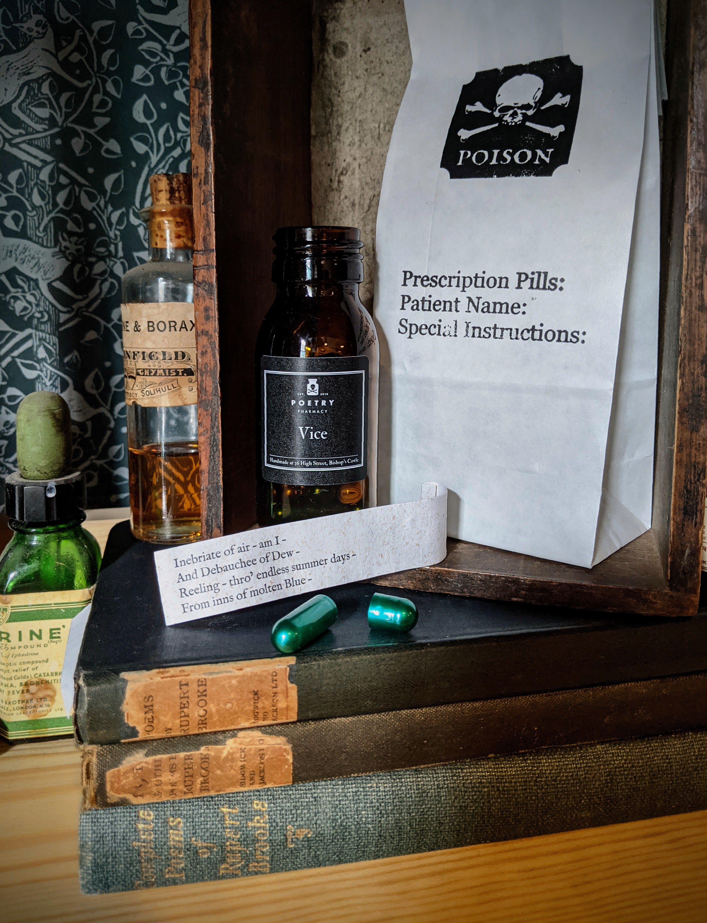 Poetical Poison Pills: Vice-The Poetry Pharmacy