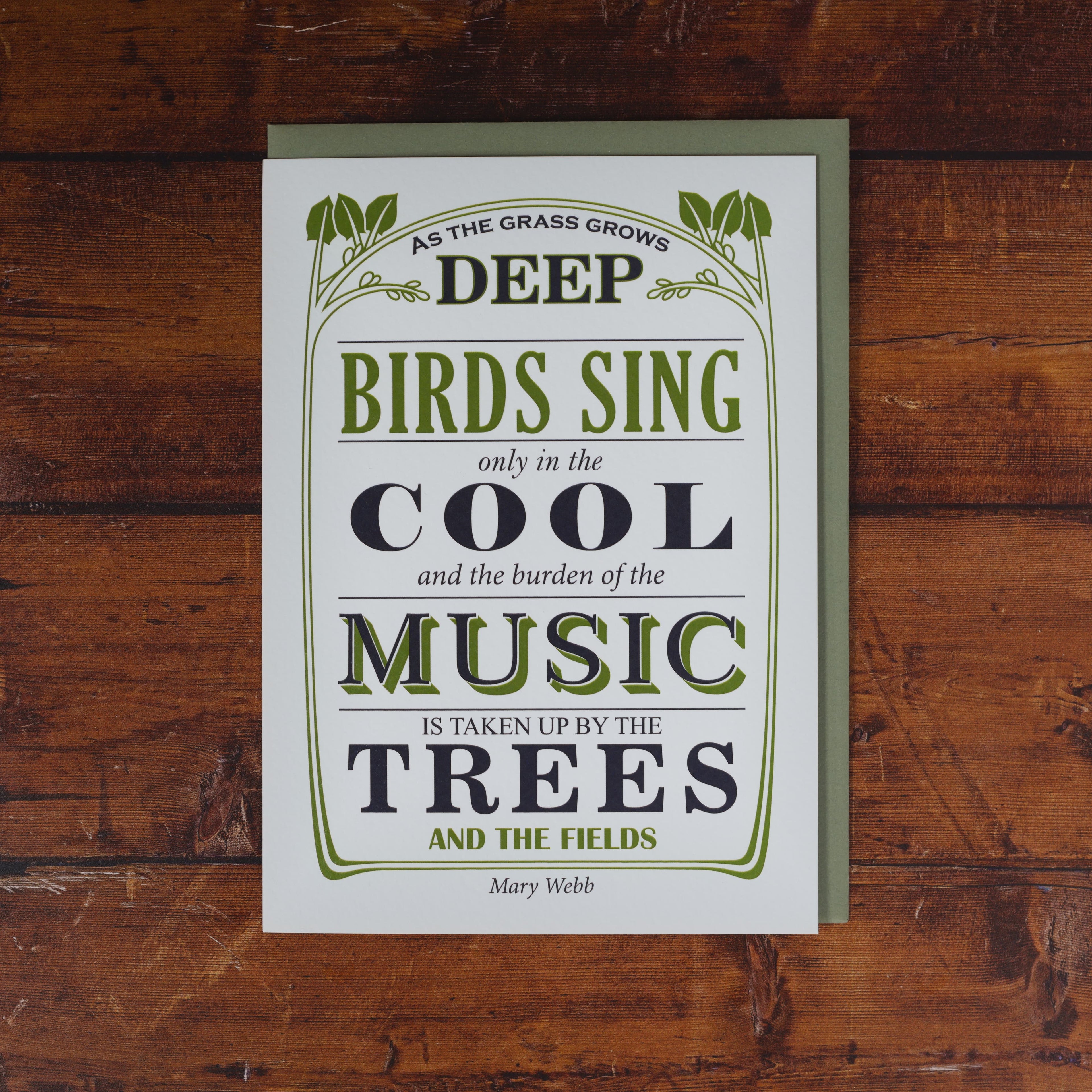 Poetry Pharmacy Card - Wild Remedy