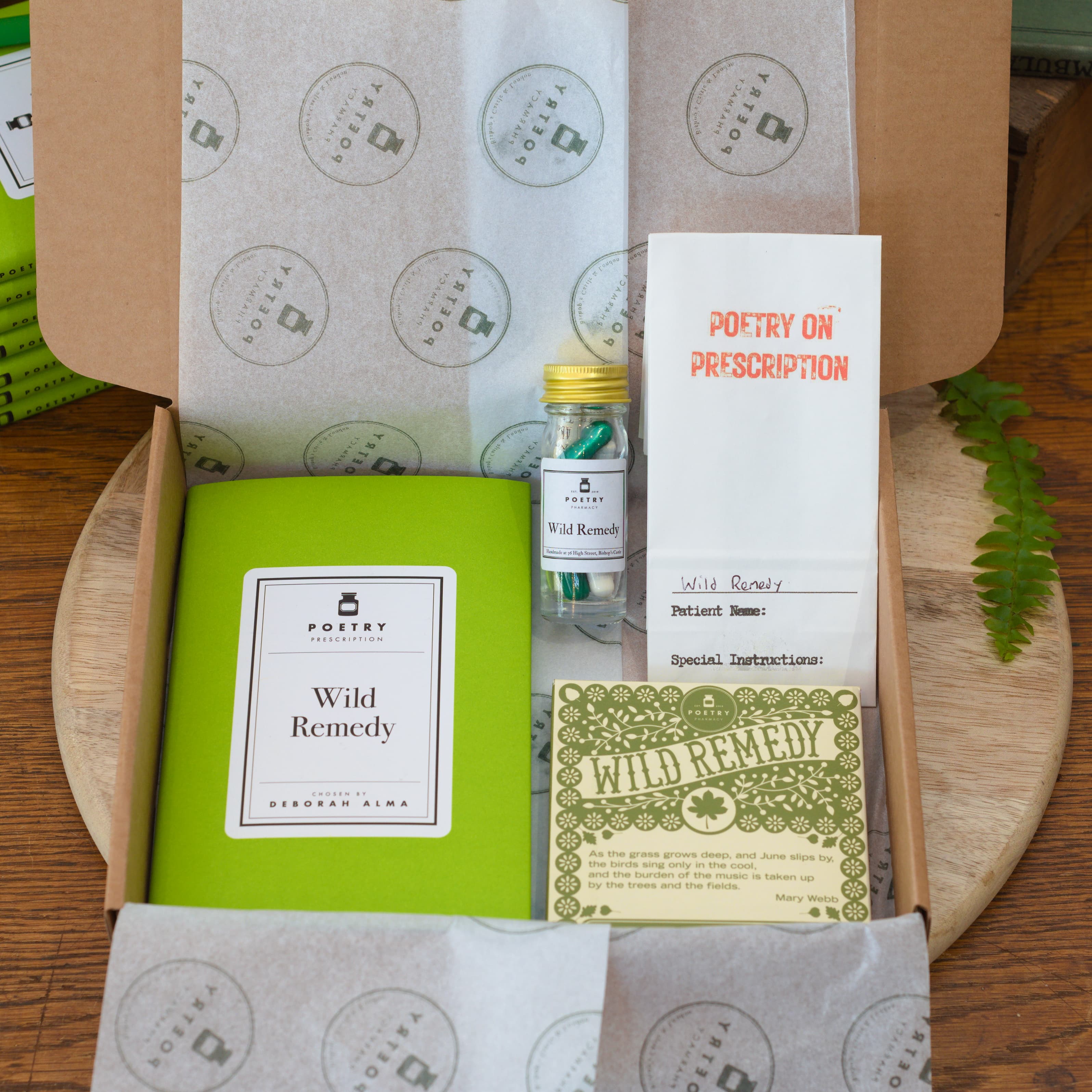 Wild Remedy - Poetry Prescription Gift Box-Merchandise-The Poetry Pharmacy