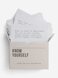 Know Yourself Cards-The Poetry Pharmacy